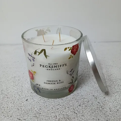 6 PECKSNIFF'S ENGLAND FREESIA & DAMASK ROSE CANDLES