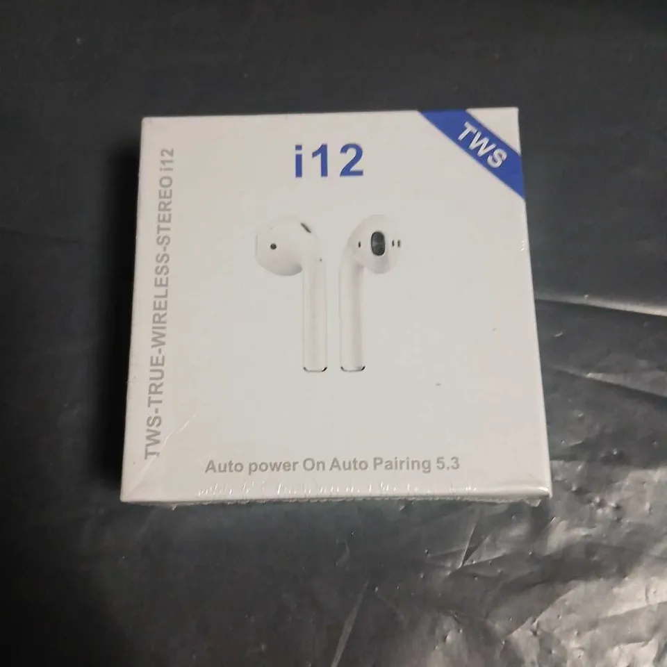 I12 TRUE WIRELESS STEREO EARBUDS – BOXED