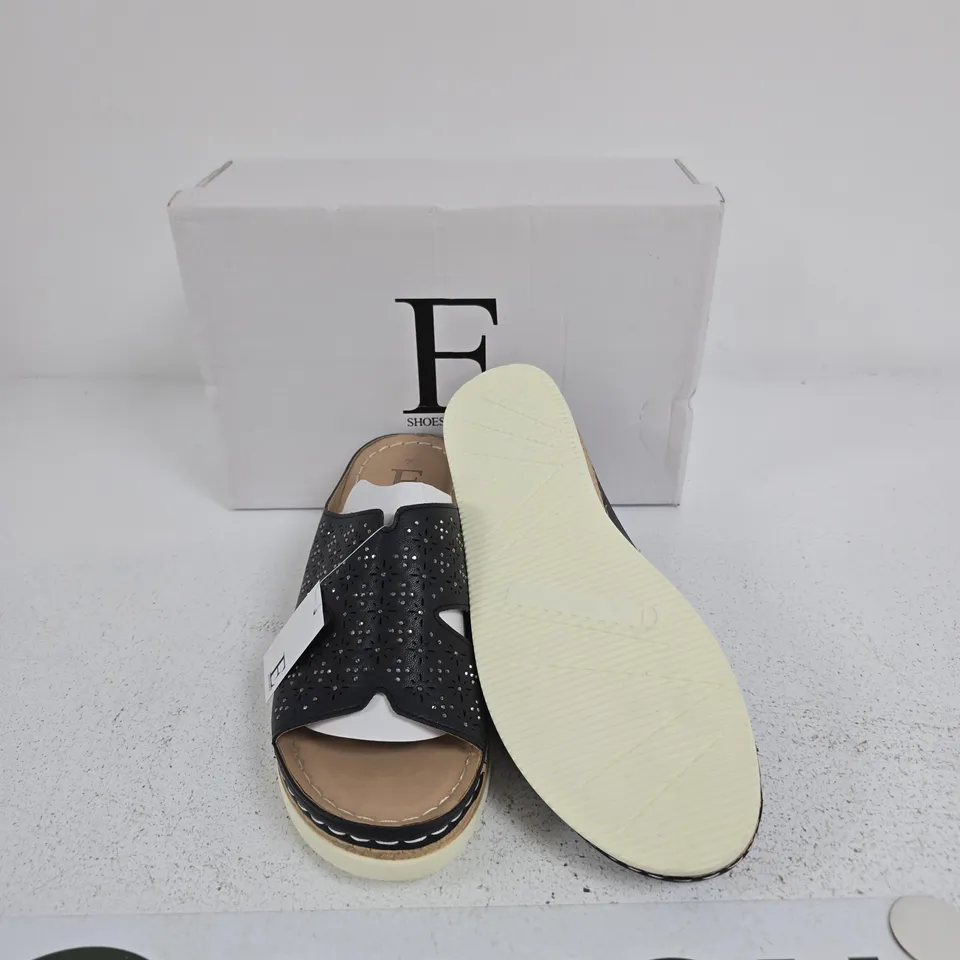 EMMA SHOES BY EMMA UDAIPUR BLACK SANDAL – UK 7