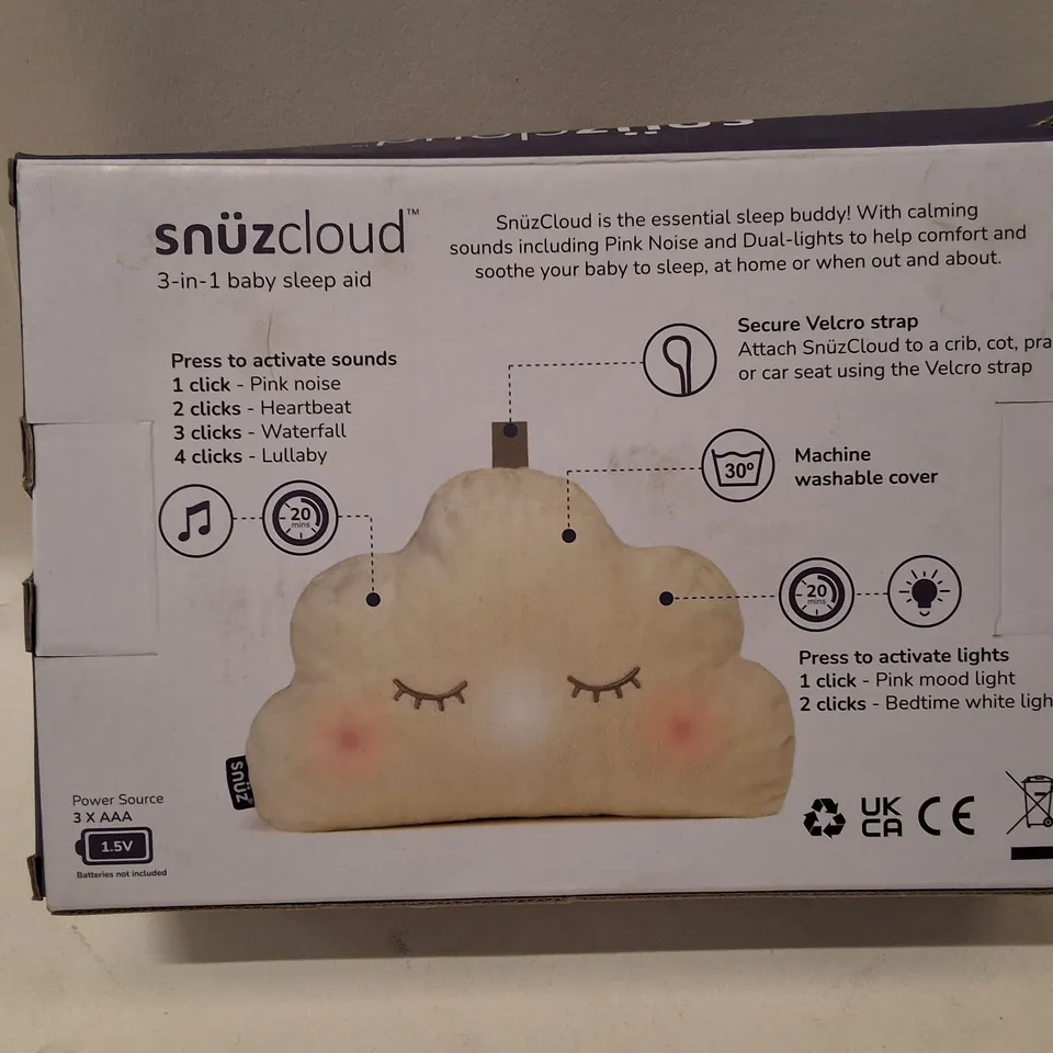 SNÜZCLOUD 3-IN-1 BABY SLEEP AID – BOXED (0+)