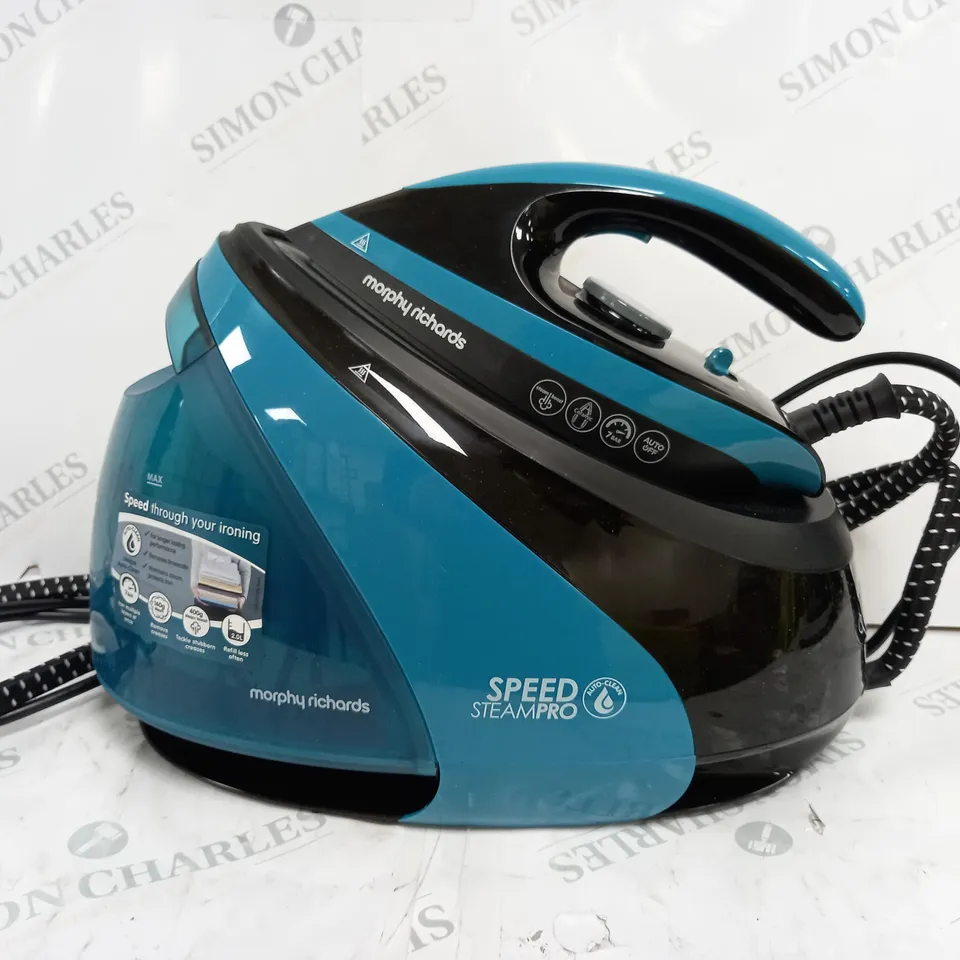 BOXED MORPHY RICHARDS 332101 AUTO CLEAN SPEED STEAM PRO 7 BAR STEAM GENERATOR IRON