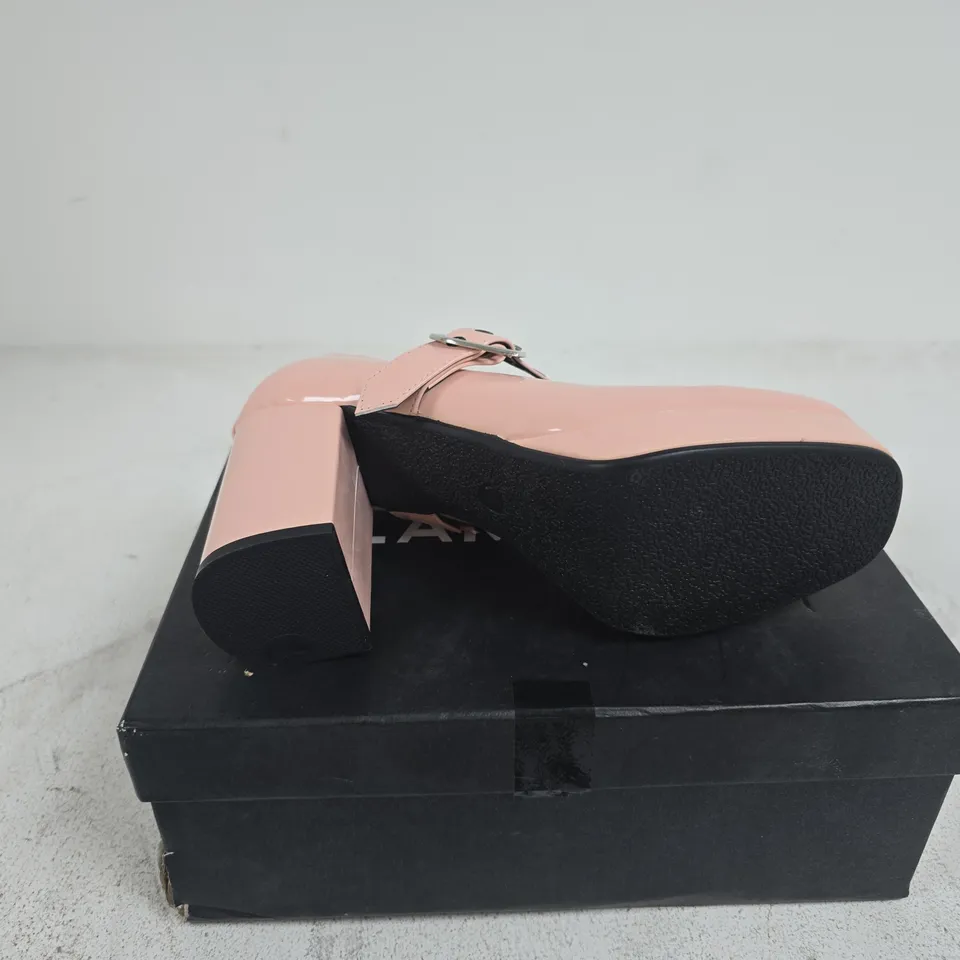LAMODA PINK PATENT WOMENS SHOES SIZE 4 BOXED