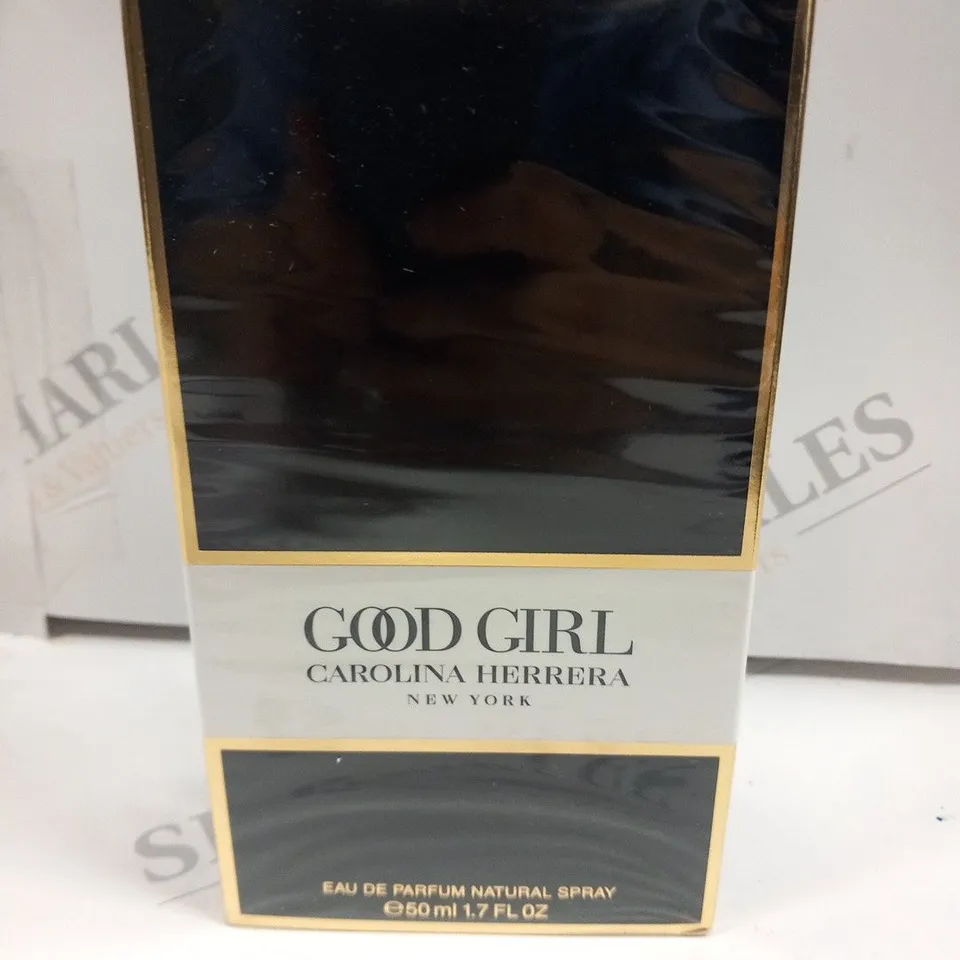 BOXED AND SEALED GOOD GIRL CAROLINA HERRERA NEW YORK EAU DE PARFUM 50ML