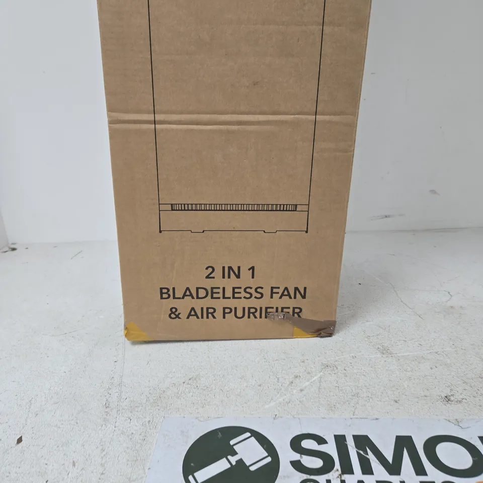 2 IN 1 BLADELESS FAN & AIR PURIFIER – BOXED
