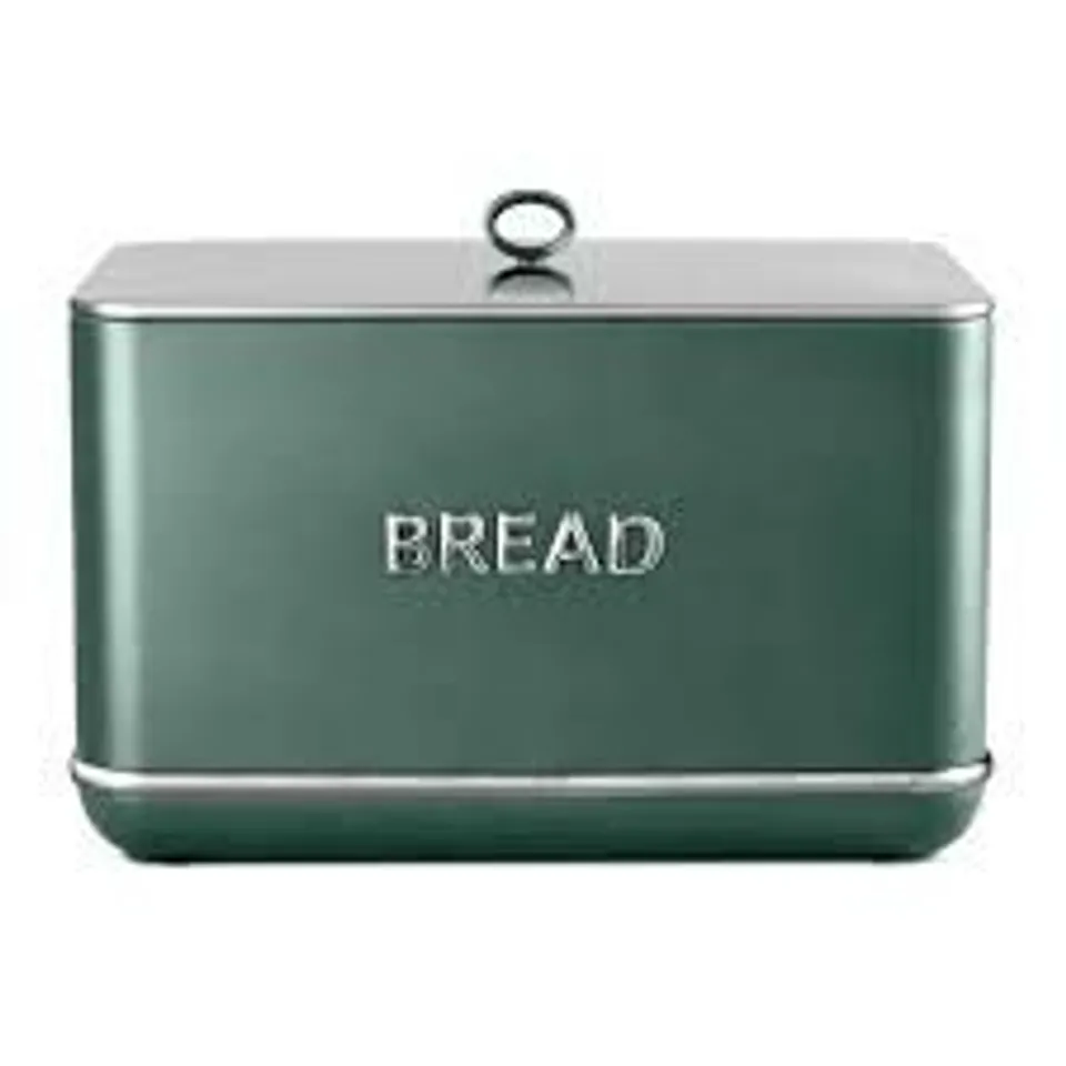 BOXED TOWER RENAISSANCE FOREST GREEN BREAD BIN 