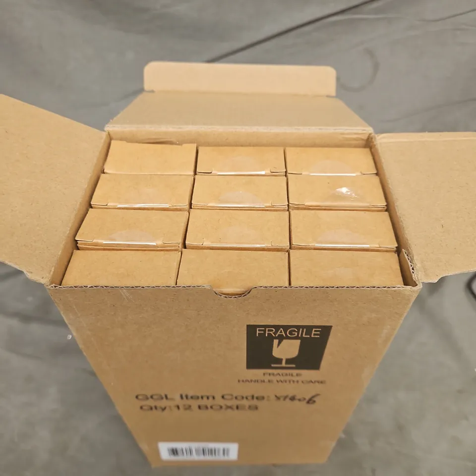 12 X BOXES OF GISELA GRAHAM DINNER CANDLES - 2 CANDLES PER BOX 