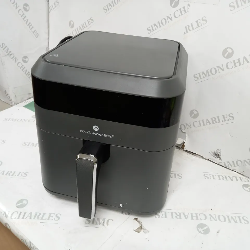 COOK'S ESSENTIALS 5.8L AIR FRYER IN SLATE GREY