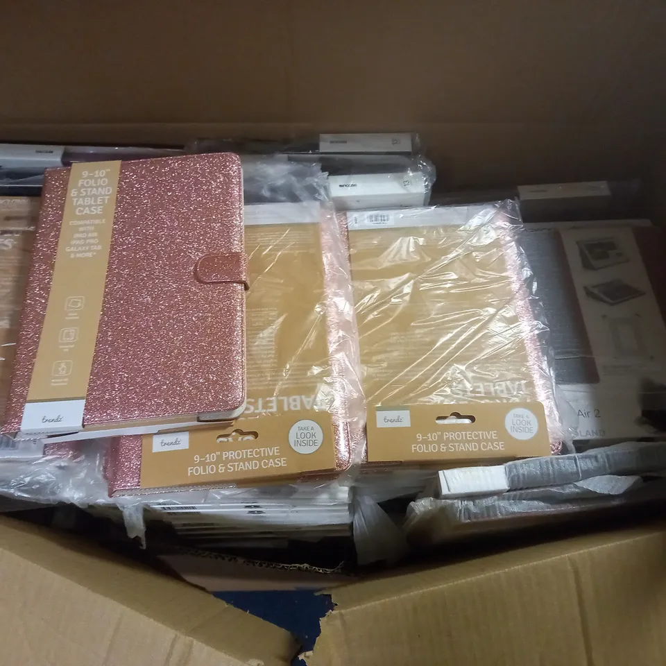 LARGE QUANTITY OF ASSORTED BRAND NEW TABLET CASES 