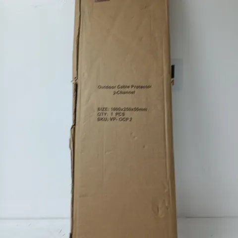 OUTDOOR CABLE PROTECTOR – BOXED - 2 CHANNEL 
