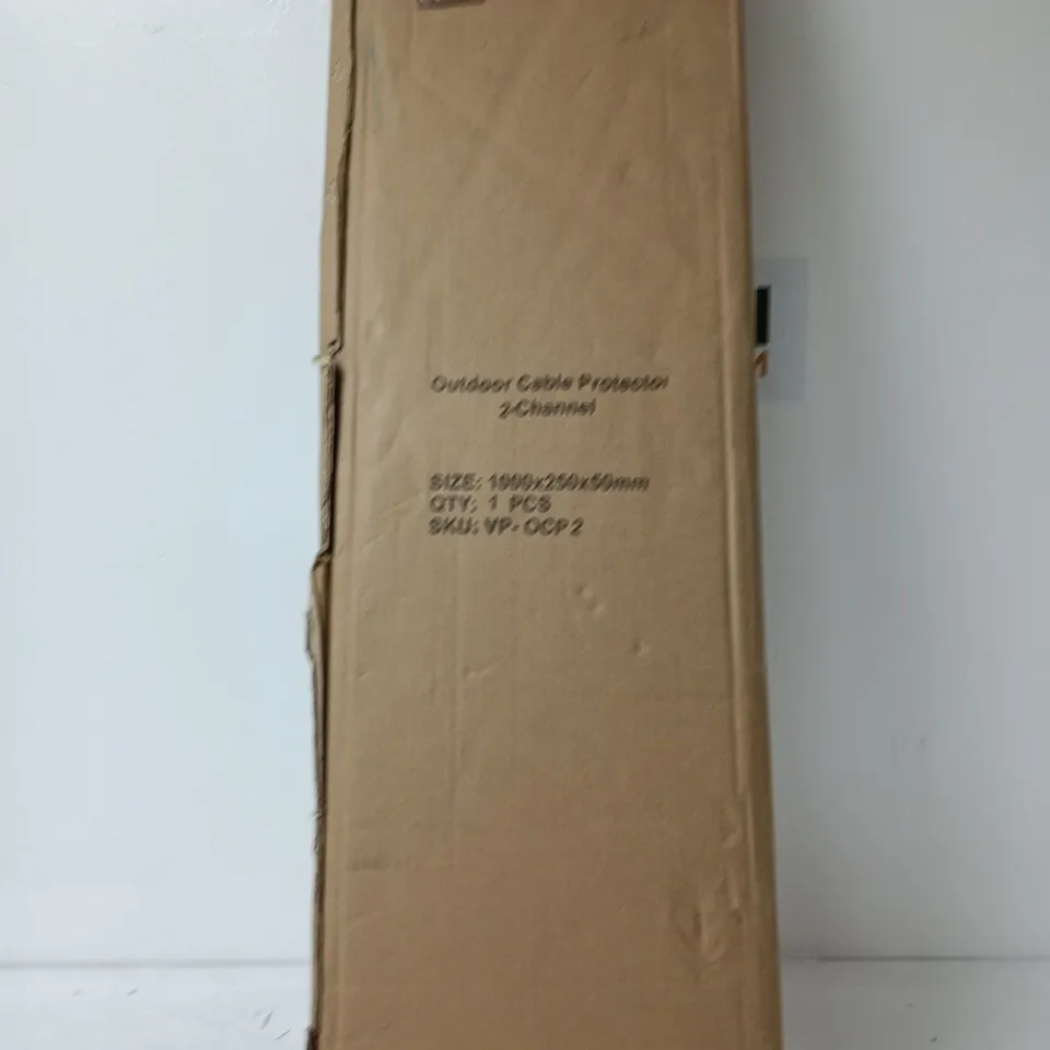 OUTDOOR CABLE PROTECTOR – BOXED - 2 CHANNEL
