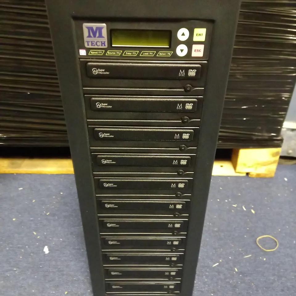 M TECH 11 TRAY CD/DVD DISC DUPLICATOR TOWER