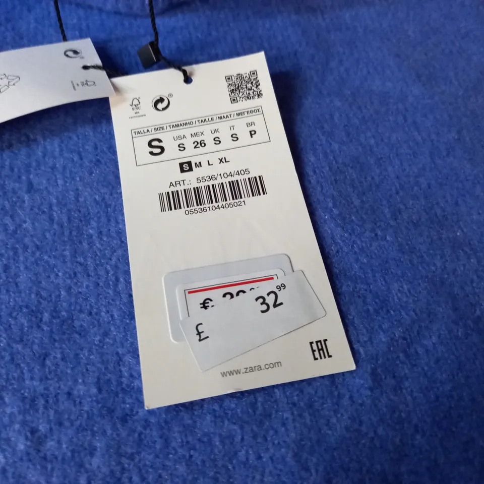 ZARA PURPLE HIGH NECK JUMPER - S