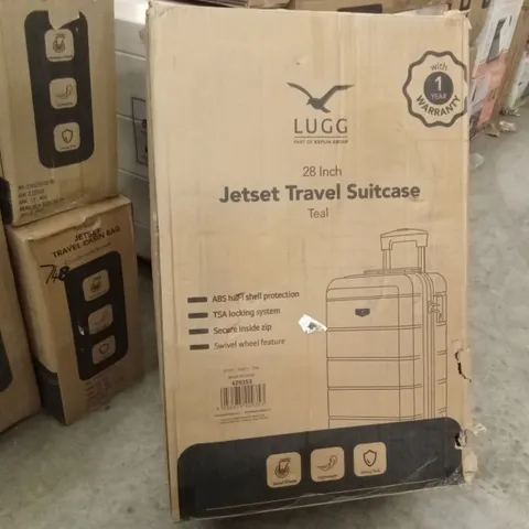 BOXED LUGG - 28 INCH JETSET TRAVEL SUITCASE TEAL