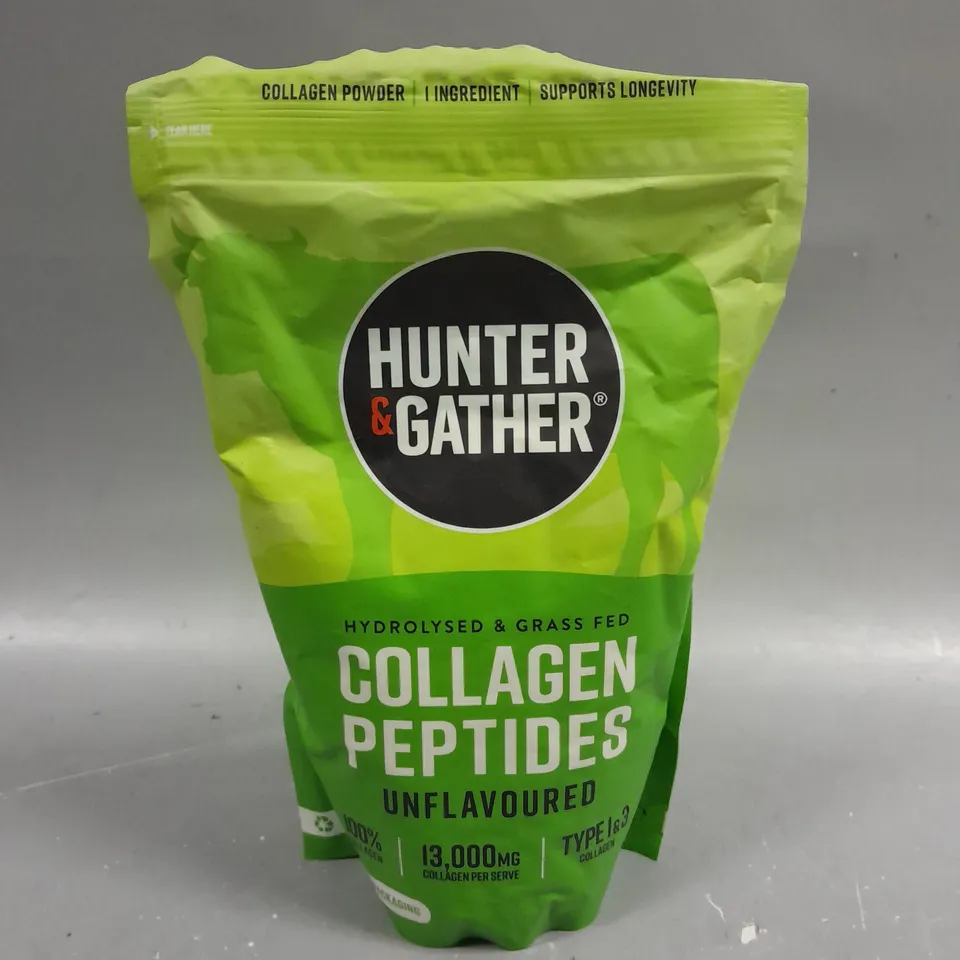 SEALED HUNTER & GATHER COLLAGEN PEPTIDES - 400G - UNFLAVOURED 