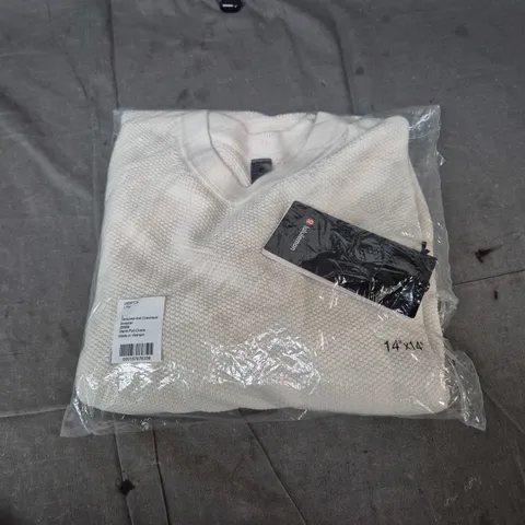 BAGGED LULULEMON MEN'S TEXTURED-KNIT CREWNECK SWEATER – SIZE UK LARGE (L) 