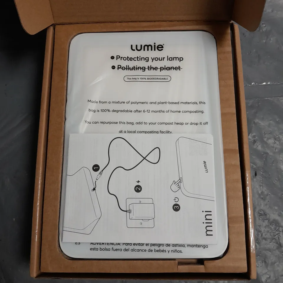 BOXED MINI BY LUMIE LAMP