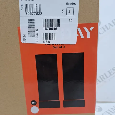 BOXED JOHN LEWIS SET OF 2 MITCH TOUCH LAMP 