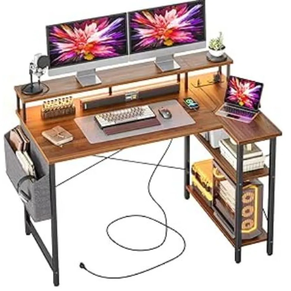 BOXED BEXEVUE L SHAPED DESK - COLLECTION ONLY 