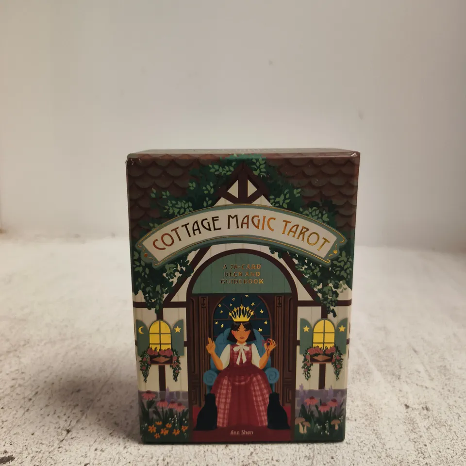 COTTAGE MAGIC TAROT DECK & GUIDEBOOK – 78-CARD SET BY ANN SHEN