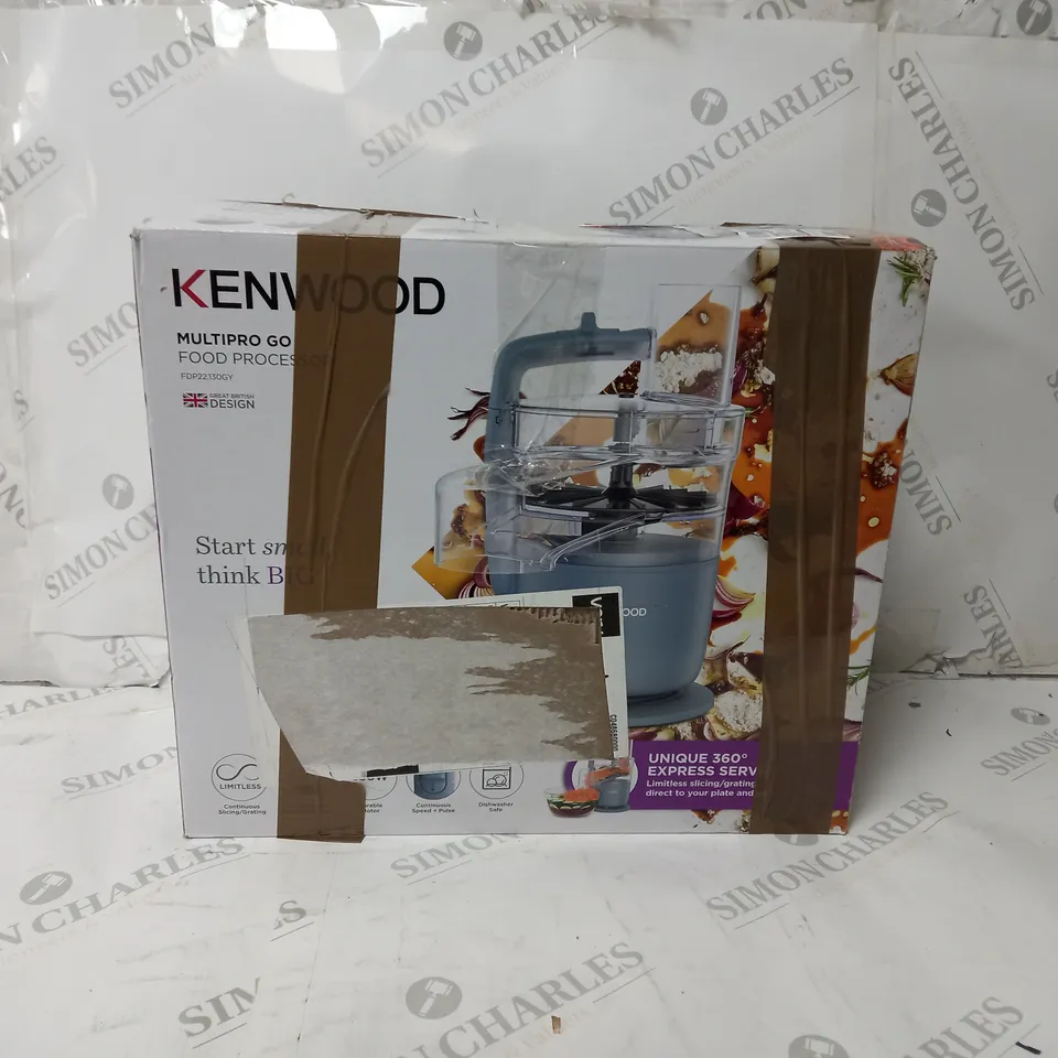 BOXED KENWOOD MULTIPRO GO FOOD PROCESSOR RRP £59.99