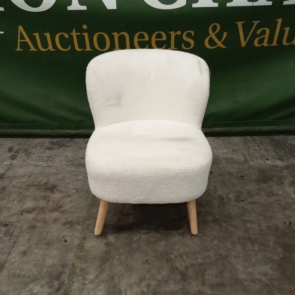EVIE TEDDY ACCENT CHAIR - NATURAL