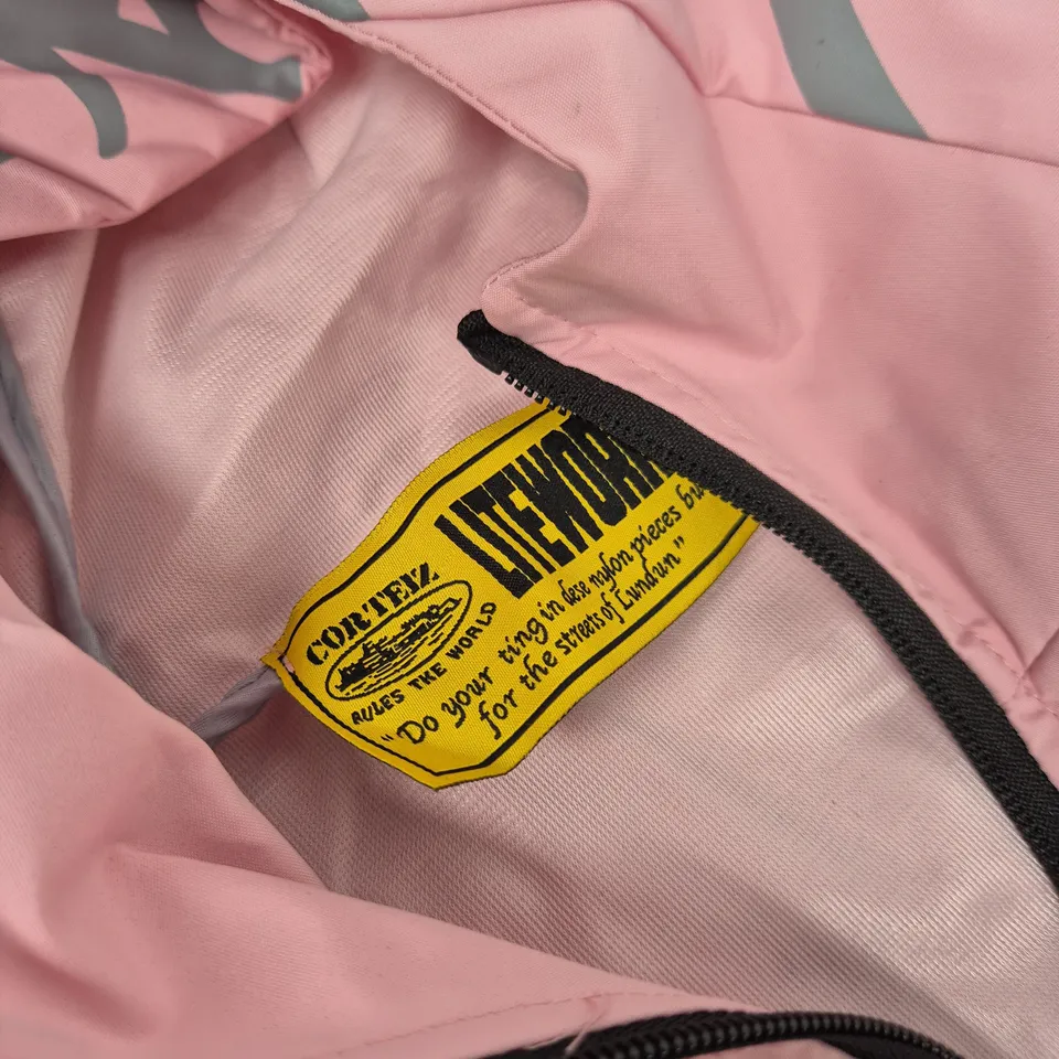 WOMEN'S PINK WINDBREAKER JACKET – UK SIZE 10