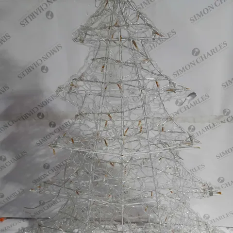 BOXED FESTIVE OUTDOOR AND INDOOR PRE-LIT LED LARGE DECORATION CHRISTMAS TREE