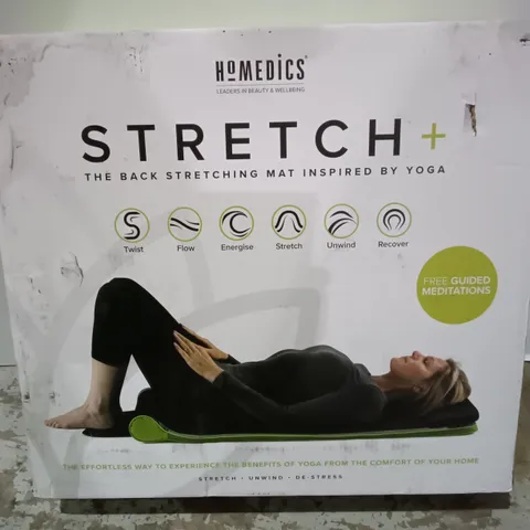 BOXED HOMEDICS STRETCH + BACK STRETCHING MAT