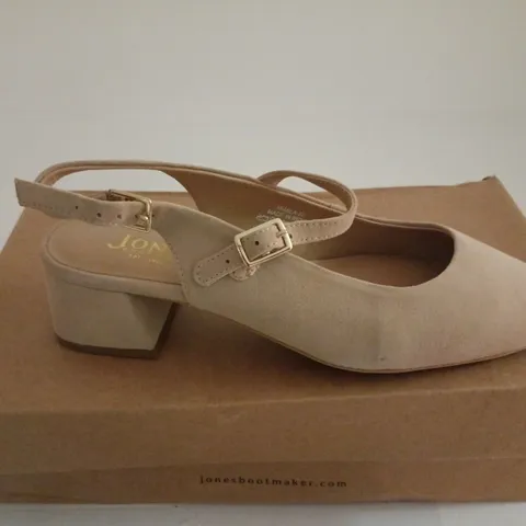 JONES LADIES SHOES BEIGE UK 4 BOXED