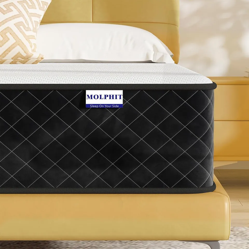 BOXED 10 INCH SINGLE MATTRESS FIRMNESS H3 & H4, OEKO-TEX CERTIFIED HYBRID SINGLE BED MATTRESSES, 7-ZONE MEMORY FOAM MATTRESS WITH POCKET SPRUNG FOR BODY SUPPORT & PRESSURE RELIEF - 90X190X25CM