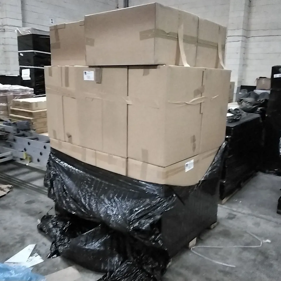 PALLET CONTAINING A LARGE ASSORTMENT OF BATHROOM FURNITURE UNITS/CARCASSES ECT