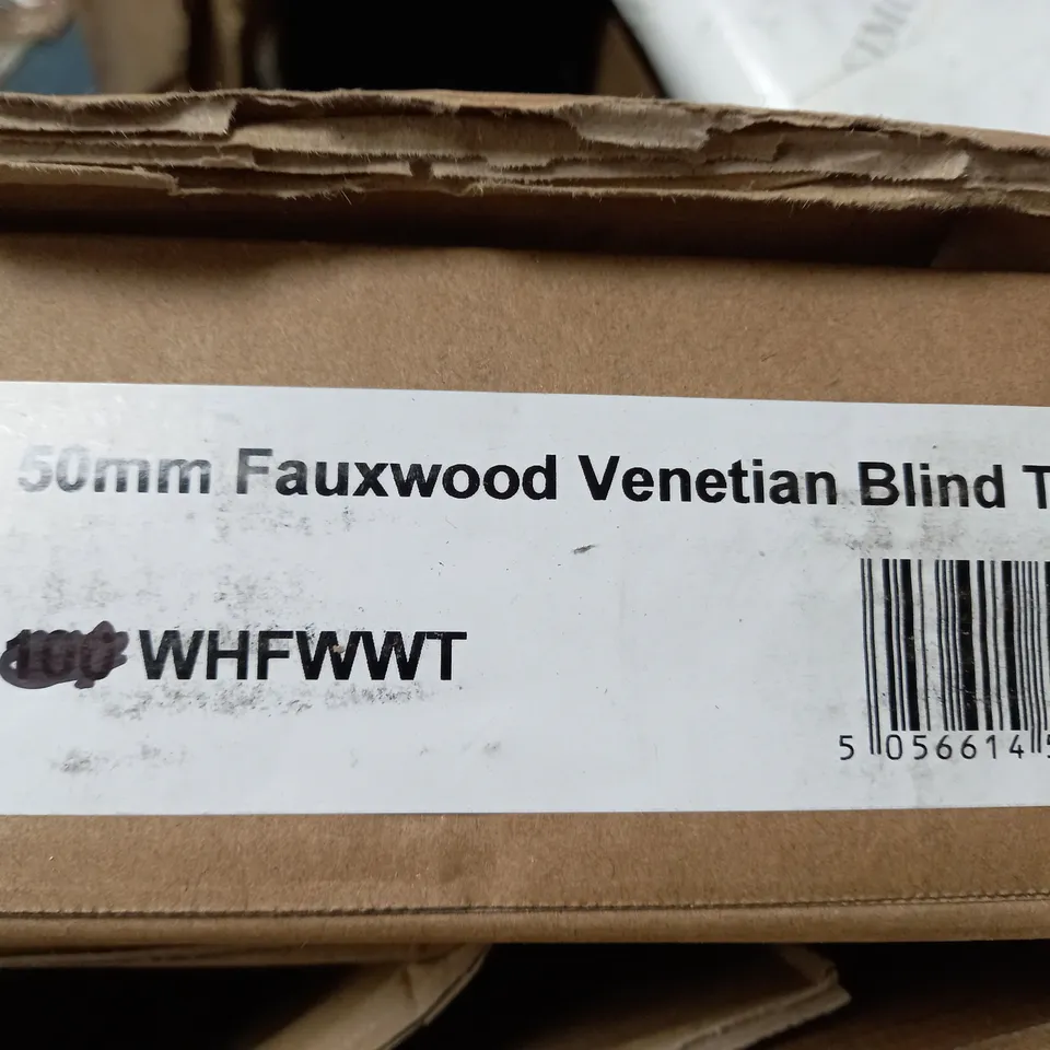 5X BOXED 50MM FAUXWOOD VENETIAN BLIND TAPE - COLLECTION ONLY 