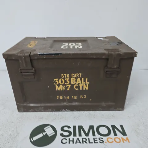 MK7 CTN MILITARY AMMO BOX – 503 BALL CRATE (576 CART) 
