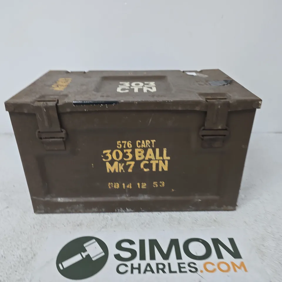 MK7 CTN MILITARY AMMO BOX – 503 BALL CRATE (576 CART) 