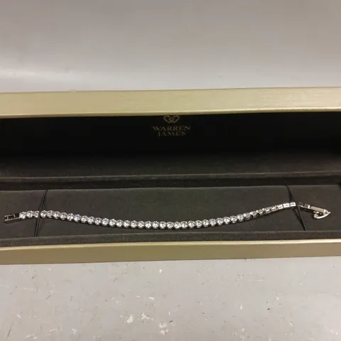 WARREN JAMES STONE SET LINK BRACELET