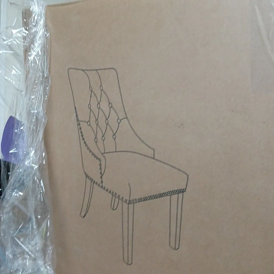 WARWICK PAIR OF CHAIRS – GREY/OAK (BOXED)