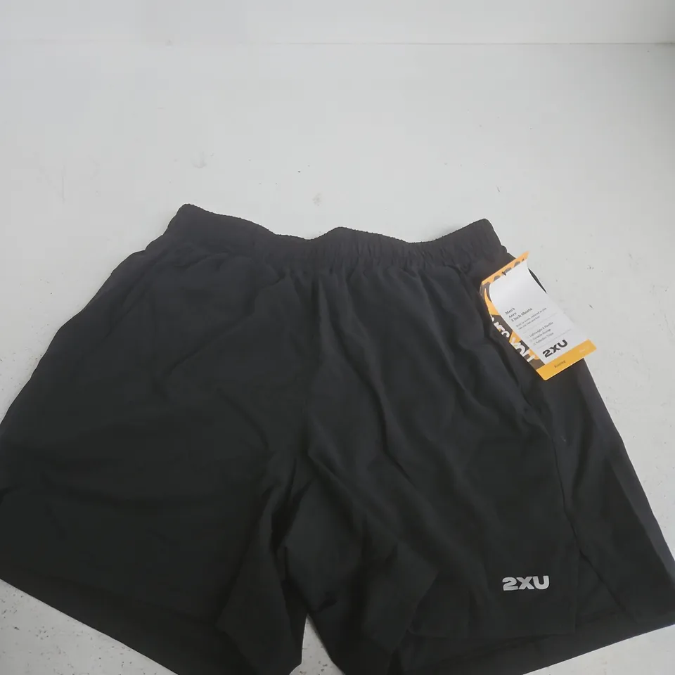 2XU AERO 5 INCH SHORTS – BLACK, SIZE M
