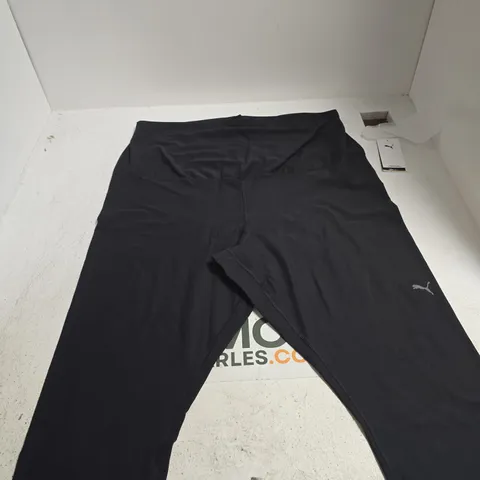 PUMA CLOUDSPUN MATERNITY TIGHT – HIGH RISE FULL LENGTH LEGGINGS, BLACK (US XXL)