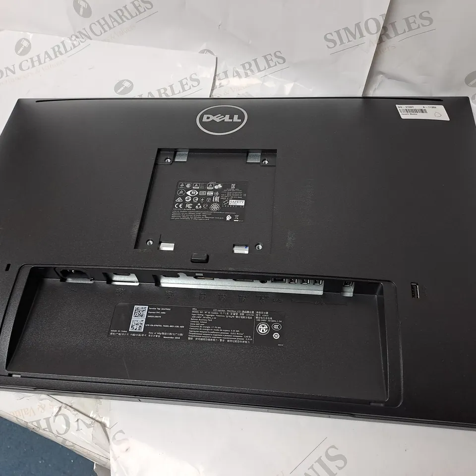 DELL 24" LCD MONITOR MIODEL U2415 SERIAL #CN-07MT01-74261-6B3-1C6L-A03