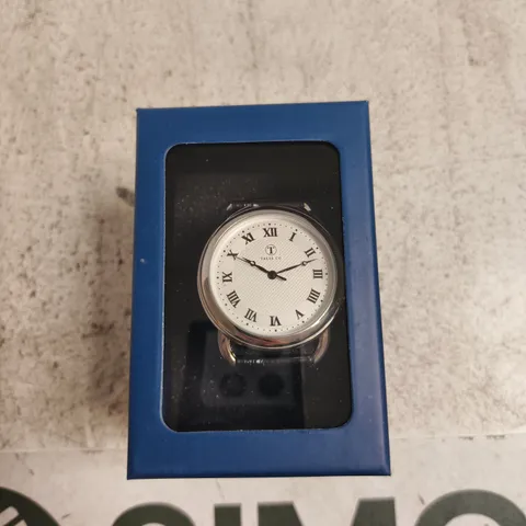 TALIS CO. WRISTWATCH WITH BLUE PRESENTATION BOX
