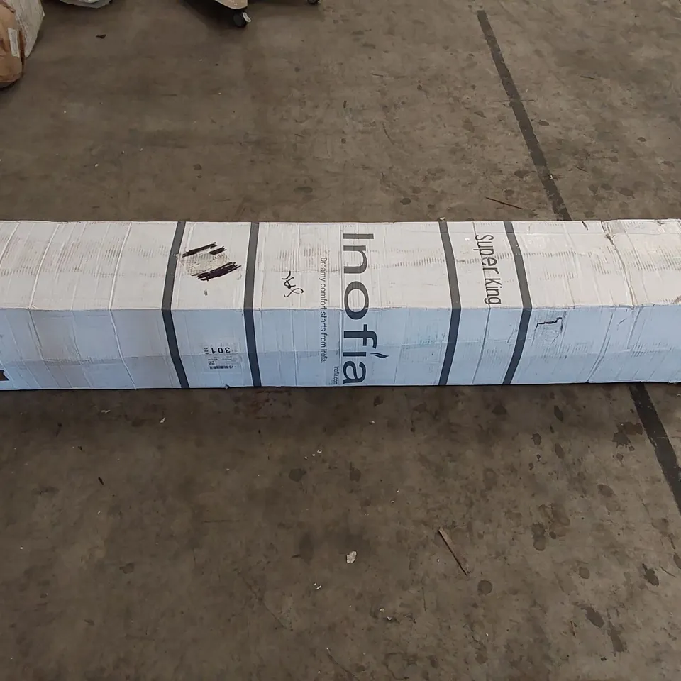BRAND NEW BOXED INOFIA SUPER KING MEMORY FOAM/SPRUNG HYBRID MATTRESS (1 BOX)
