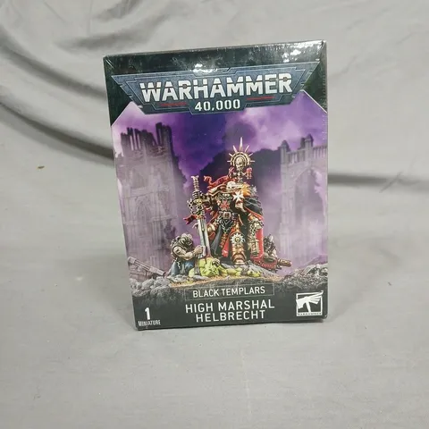 SEALED WARHAMMER 40,000 BLACK TEMPLARS HIGH MARSHAL HELBRECHT – BOXED MINIATURE