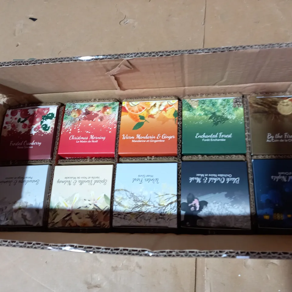 PRICES CANDLES SET OF 10 JAR CANDLES IN GIFT BOXES