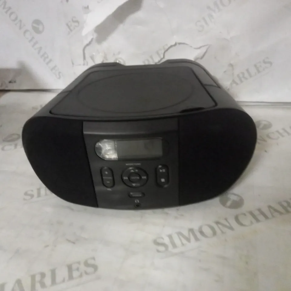 ASDATECH CD BOOMBOX IN BLACK