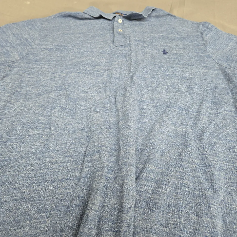 POLO RALPH LAUREN POLO SHIRT IN BLUE - SIZE XXL