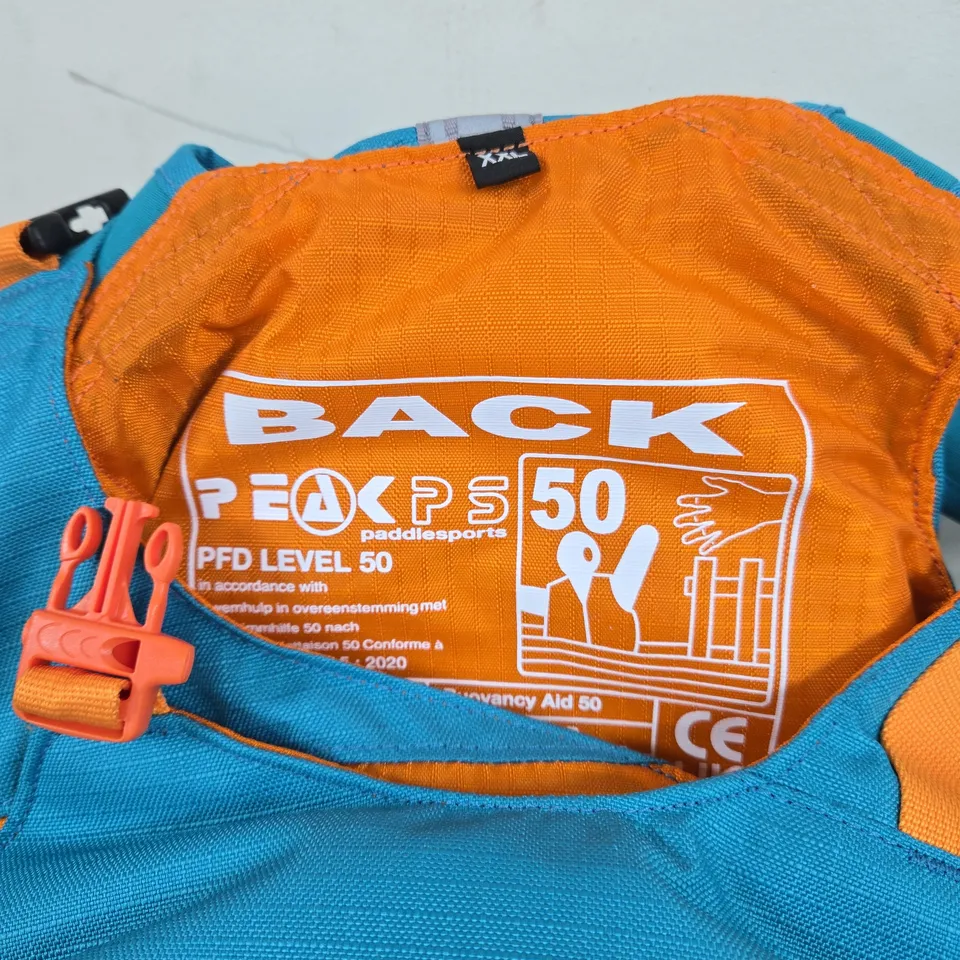 PEAK P5 OCEAN WRAP PFD – MEN’S BLUE XXL (LIFE JACKET)