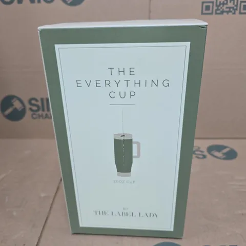 THE EVERYTHING CUP BY THE LABEL LADY – 30OZ CUP (BOXED)