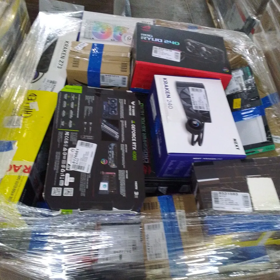 PALLET OF APPROXIMATELY 180 UNPROCESSED RAW RETURN HIGH VALUE ELECTRICAL GOODS TO INCLUDE;