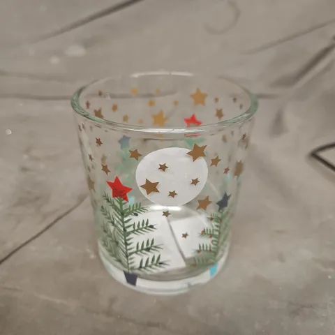 24 X GISELA GRAHAM FESTIVE GLASS TUMBLERS 