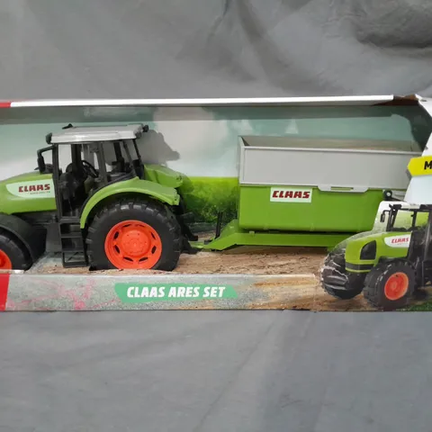 DICKIE TOYS CLASS ARES TRACTOR SET